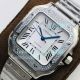 KOR Factory Swiss Replica Cartier Santos White Dial Diamond Bezel Ladies Watch (3)_th.jpg